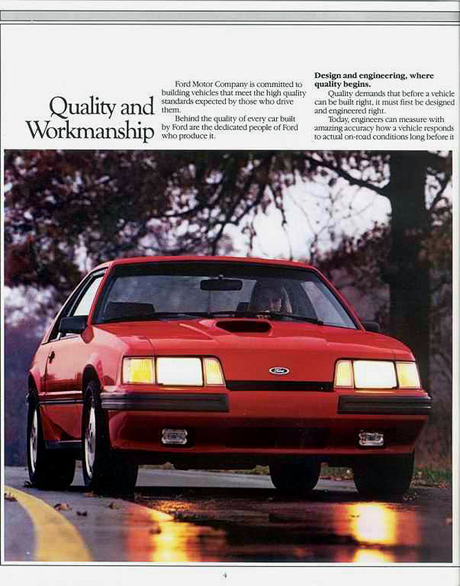 1985 Ford Mustang SVO Brochure Page 18